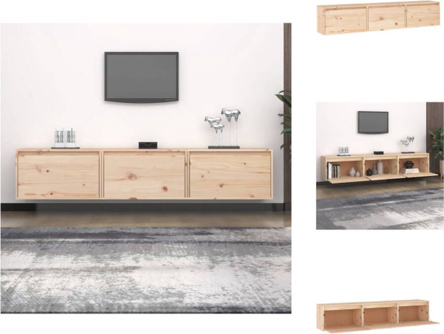 VidaXL Tv-meubel Classy Grenenhout 60 x 30 x 35 cm Kast