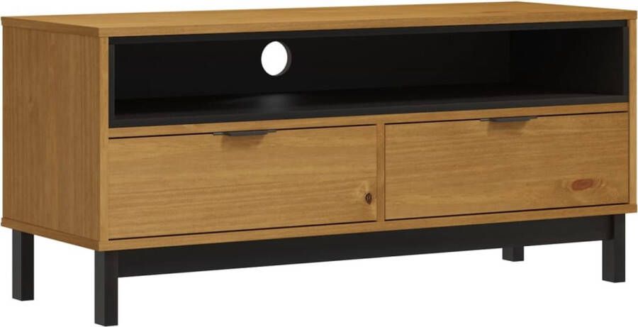 VidaXL -TV-meubel-FLAM-110x40x50-cm-massief-grenenhout