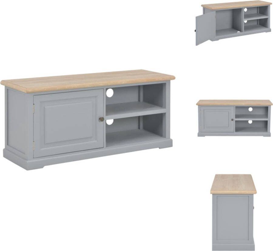 VidaXL tv-meubel X TV-meubels 90x30x40cm grijs houtkleur Kast