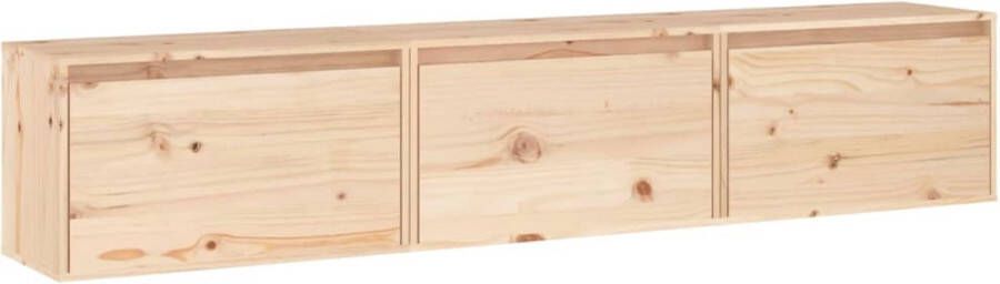 VidaXL -Tv-meubelen-3-st-massief-grenenhout