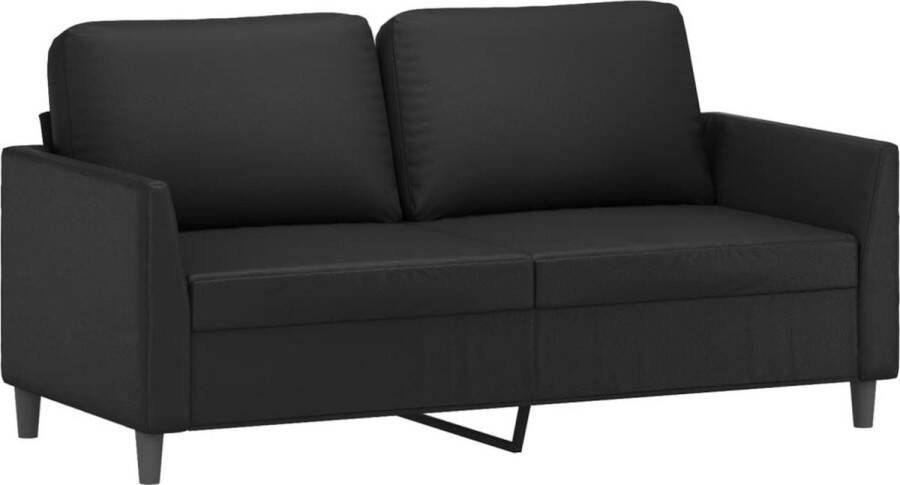 Vida XL vidaXL Tweezitsbank 140 cm kunstleer zwart-VXL-359333