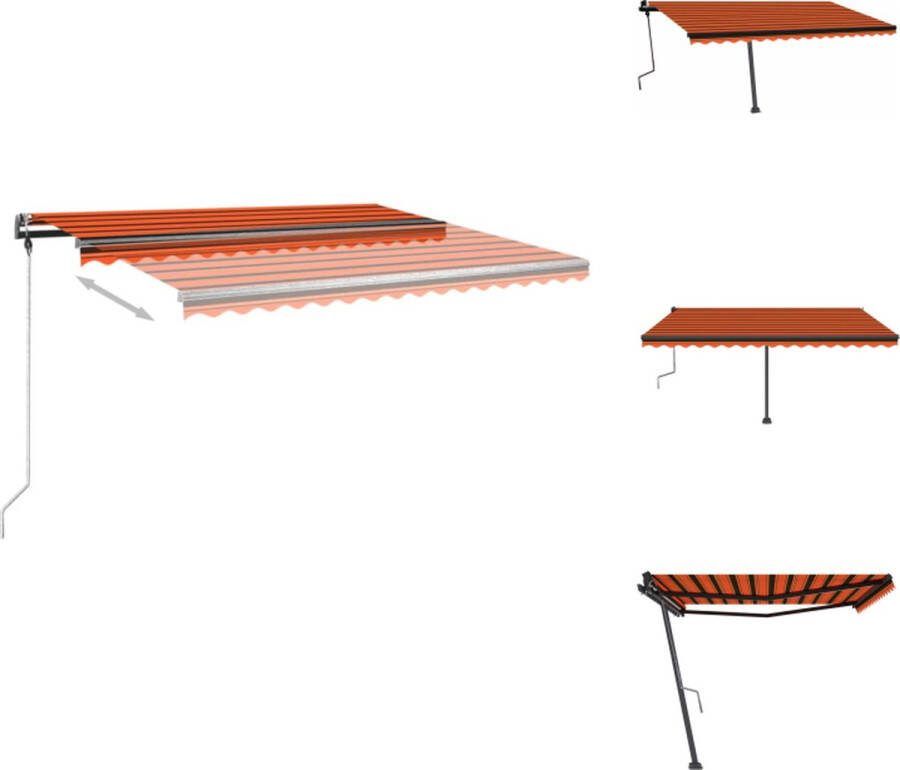 VidaXL Uitschuifbare Luifel 450 x 350 cm UV- en Waterbestendig Vensterzonwering