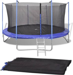 VIDAXL veiligheidsnet voor 4 26 m ronde trampoline