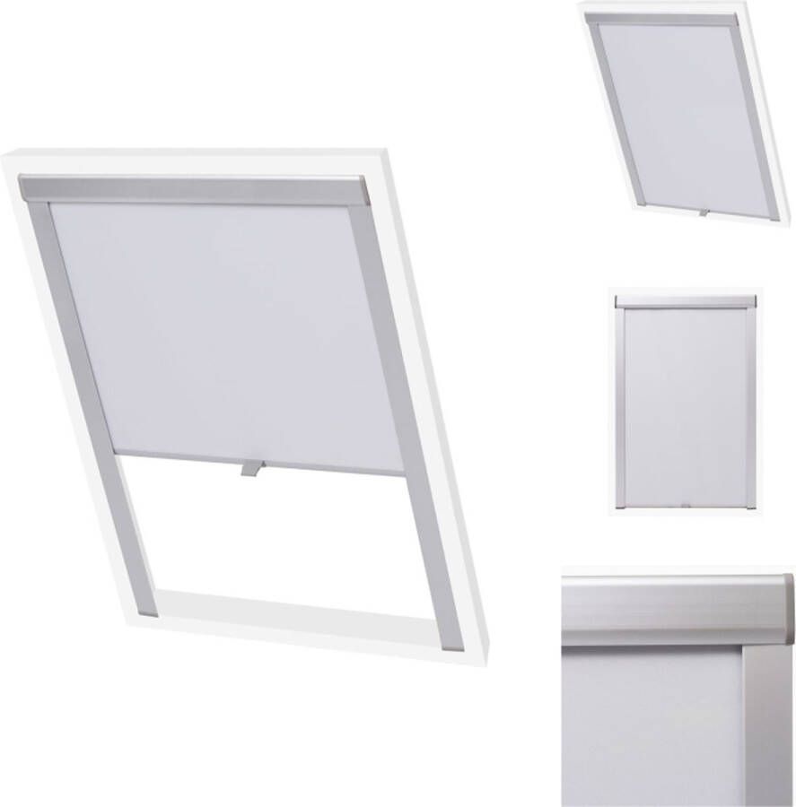 VidaXL Velux Rolgordijn FK06 Verduisterende stof en aluminium frame Jaloezie