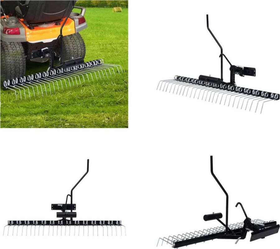VidaXL Verticuteerder voor zitmaaier 109 cm Verticuteerder Verticuteerders Gazonbeluchter Gazon Beluchter