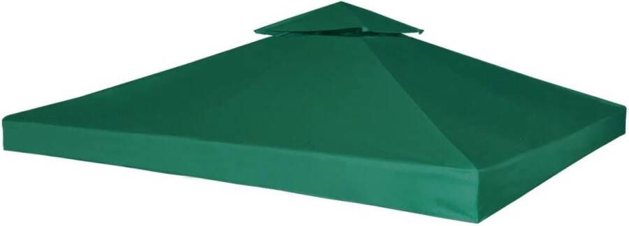 VidaXL -Vervangend-tentdoek-prieel-310-g m²-3x3-m-groen