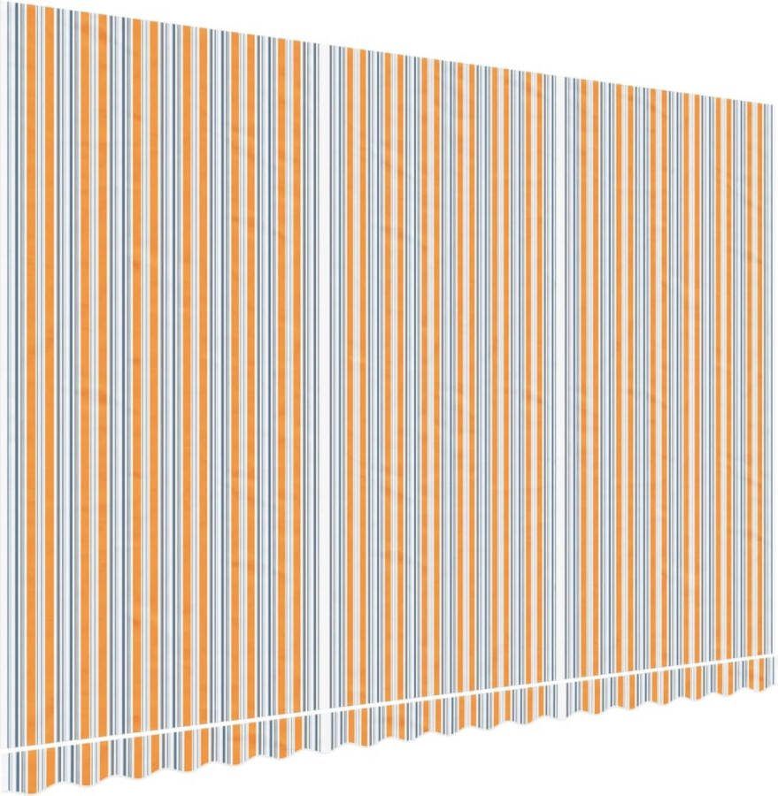 VidaXL Vervangingsdoek voor luifel gestreept 4 5x3 m meerkleurig