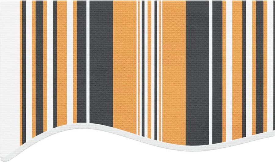 VidaXL Vervangingsdoek voor luifel gestreept 4x3 5 m meerkleurig