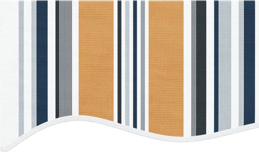 VidaXL Vervangingsdoek voor luifel gestreept 6x3 m meerkleurig