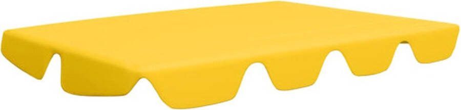 VidaXL -Vervangingsluifel-voor-schommelbank-150 130x105 70-cm-geel