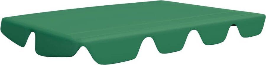 VidaXL Vervangingsluifel voor schommelbank 188 168x110 145 cm crème