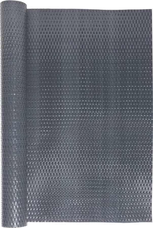 VidaXL Balkonscherm 300x80 cm poly rattan antracietkleurig