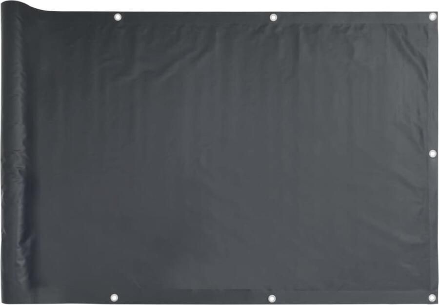 VidaXL Tuinscherm 300x90 cm PVC antracietkleurig