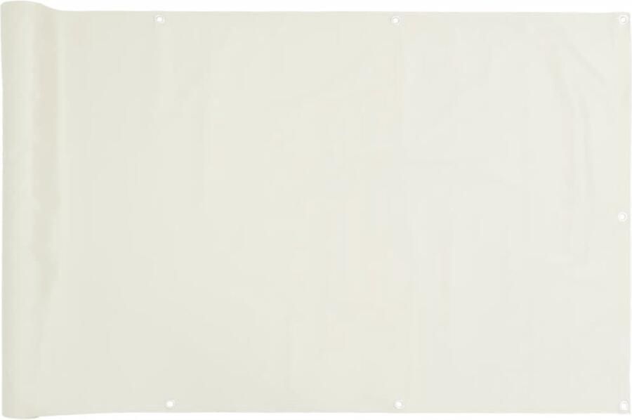 VidaXL Balkonscherm 700x75 cm PVC wit