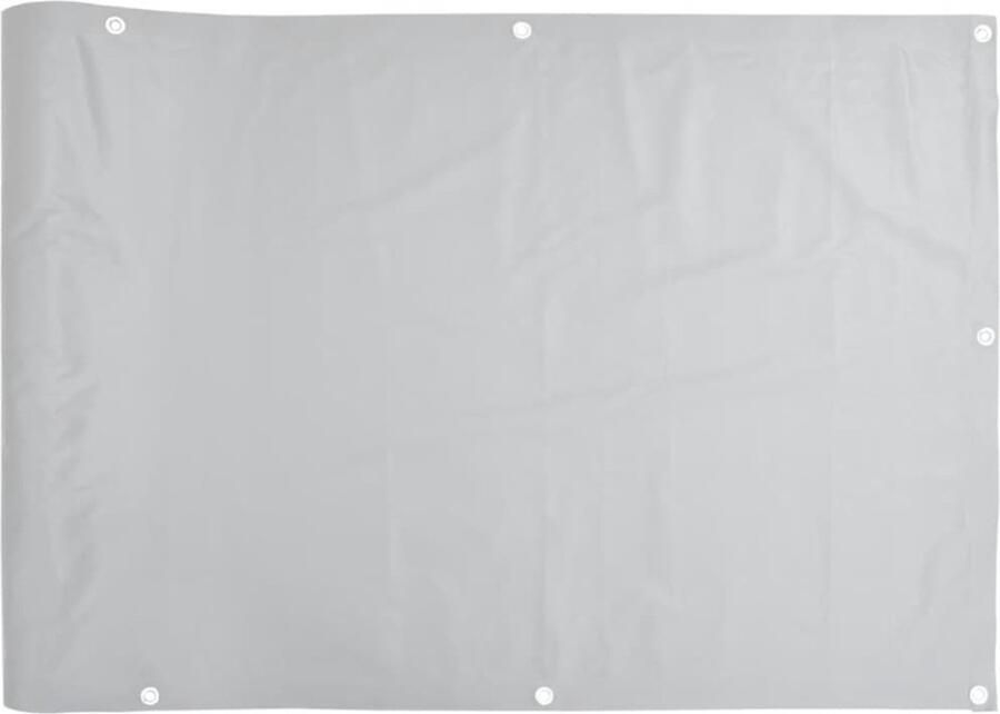 VidaXL Balkonscherm 800x120 cm PVC grijs