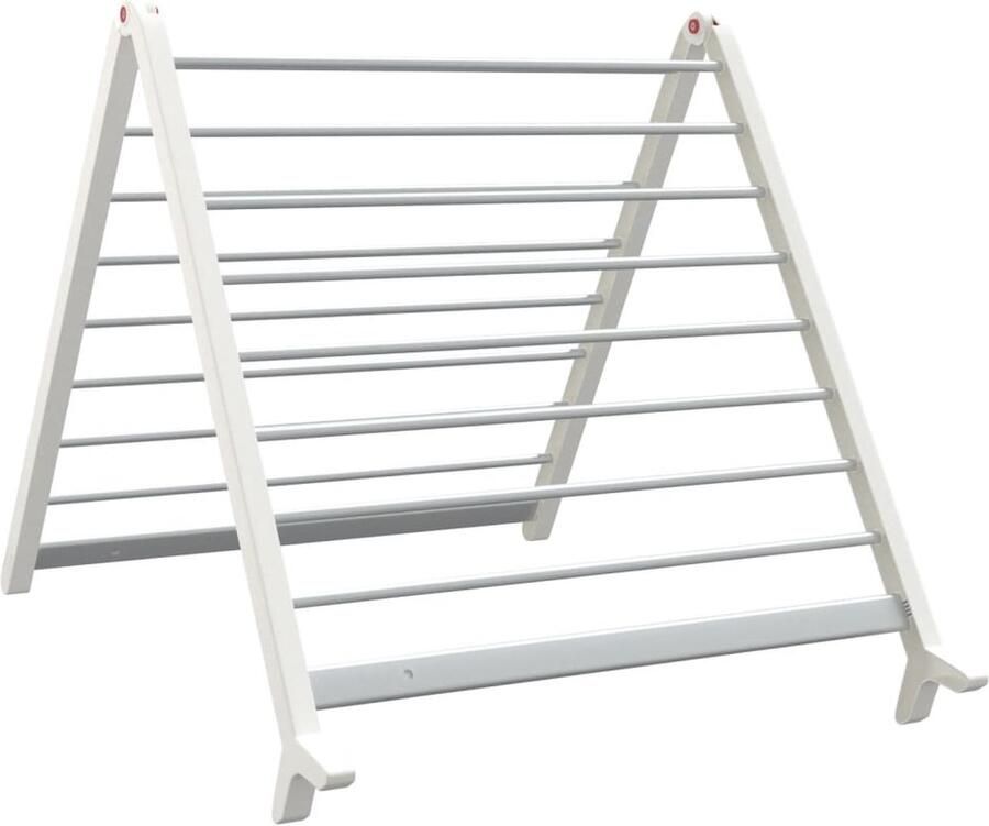 VidaXL Droogrek voor badkuip uitschuifbaar 53-90 cm aluminium