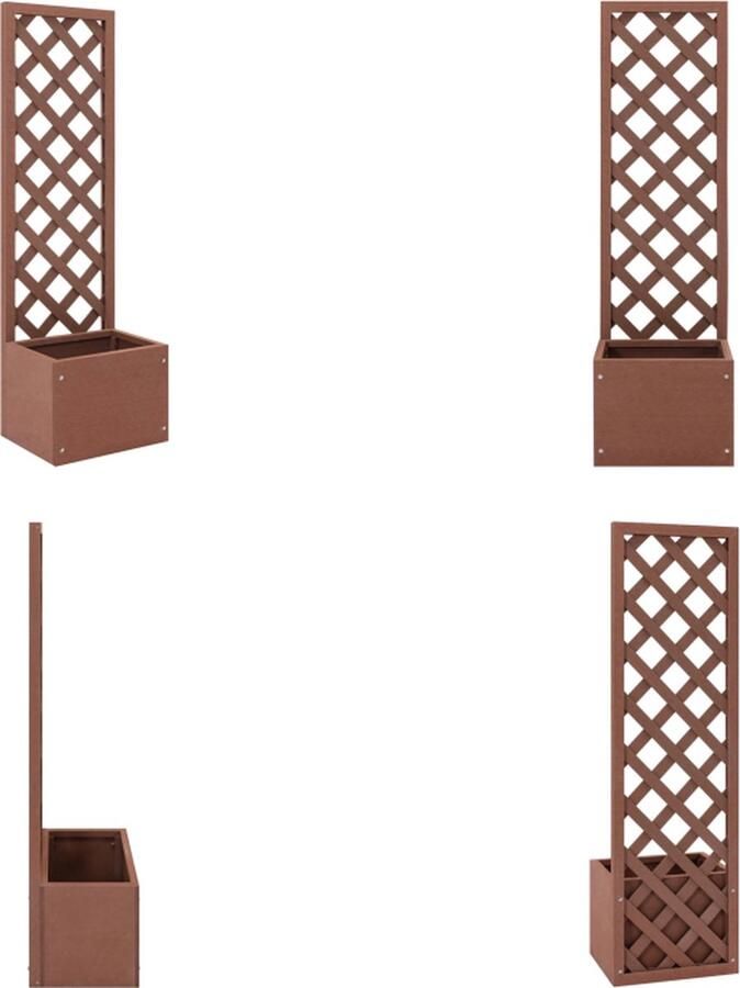 VidaXL Latwerkplantenbak 40x30x135 cm HKC Latwerkplantenbak Latwerkplantenbakken Latwerk Plantenbak Latwerk Plantenbakken