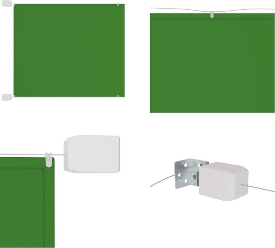 VidaXL Luifel verticaal 180x1000 cm oxford stof lichtgroen Verticale Luifel Verticale Luifels Luifel Verticaal Scherm
