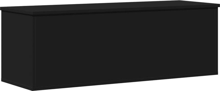 VidaXL Opbergbox 102x35x35 cm bewerkt hout zwart