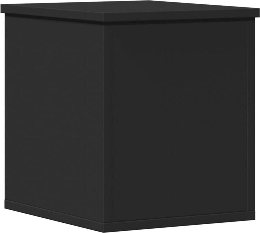 VidaXL Opbergbox 30x35x35 cm bewerkt hout zwart