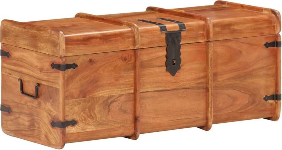 VidaXL Opbergkist 90x40x40 cm massief acaciahout