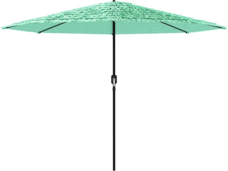 VidaXL Parasol met stalen paal 324x324x247 cm groen