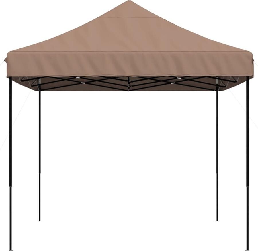 VidaXL Partytent inklapbaar pop-up 410x279x315 cm bruin