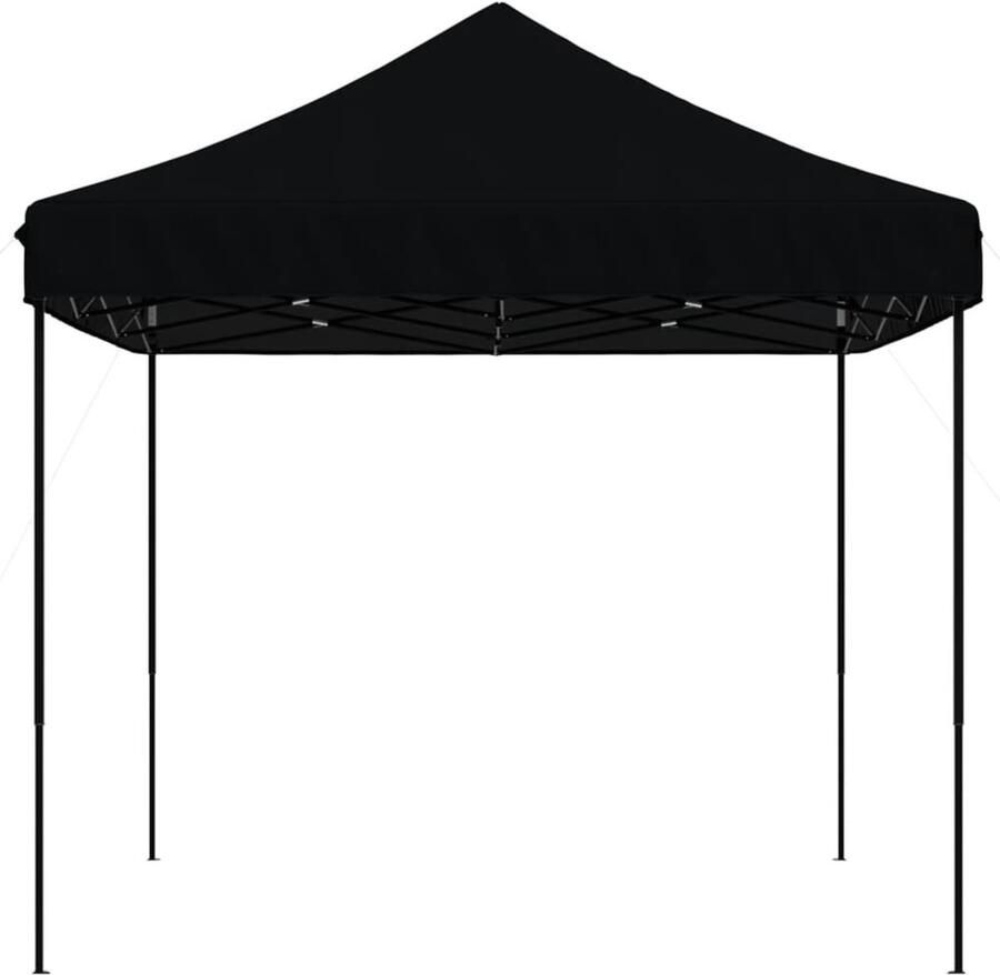 VidaXL Partytent inklapbaar pop-up 410x279x315 cm zwart