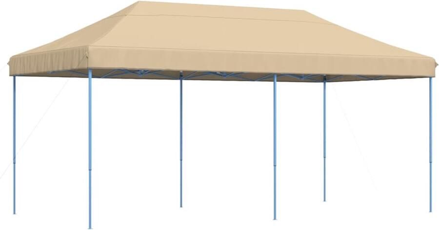 VidaXL Partytent inklapbaar pop-up 580x292x315 cm beige