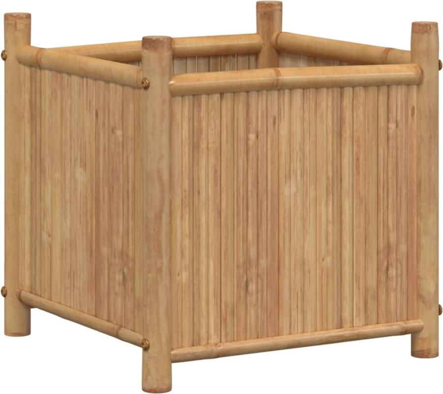 VidaXL Plantenbak 40x40x40 cm bamboe