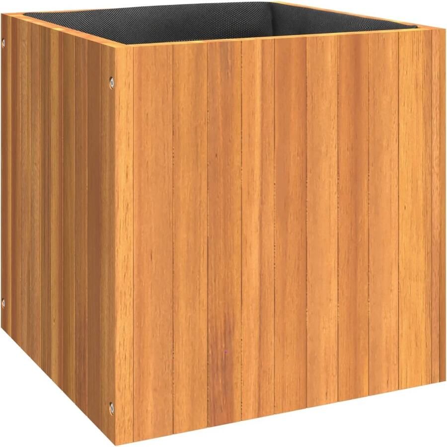 VidaXL Plantenbak 45x45x45 cm massief acaciahout