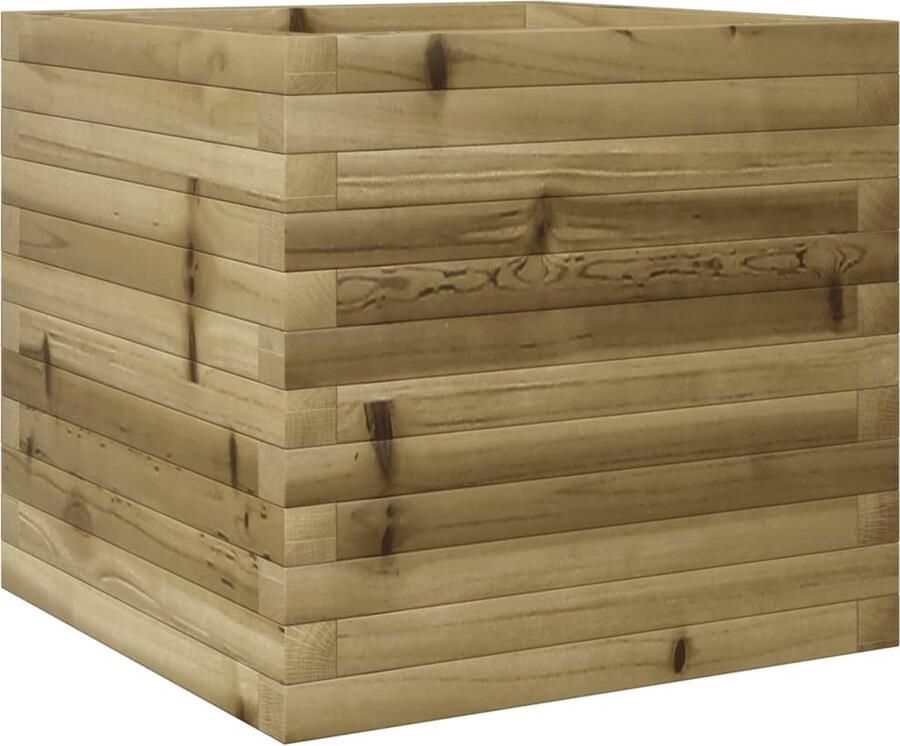 VidaXL Plantenbak 50x50x45 5 cm geïmpregneerd grenenhout