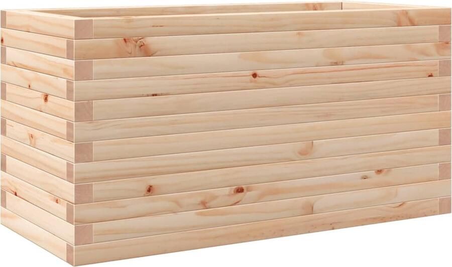 VidaXL Plantenbak 90x40x45 5 cm massief grenenhout