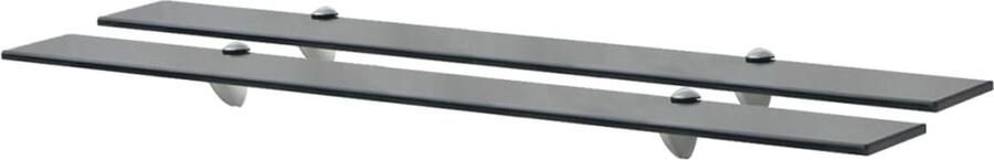 VidaXL -Schappen-zwevend-2-st-90x10-cm-8-mm-glas