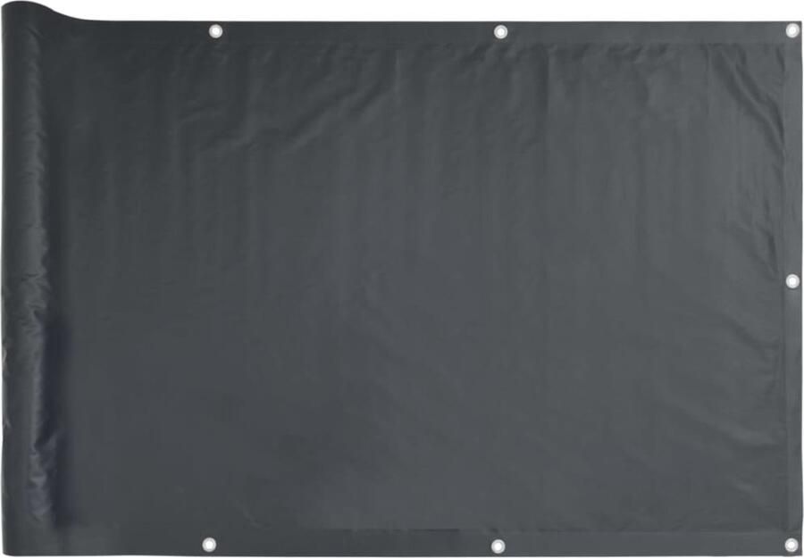 VidaXL Tuinscherm 1000x75 cm PVC antracietkleurig