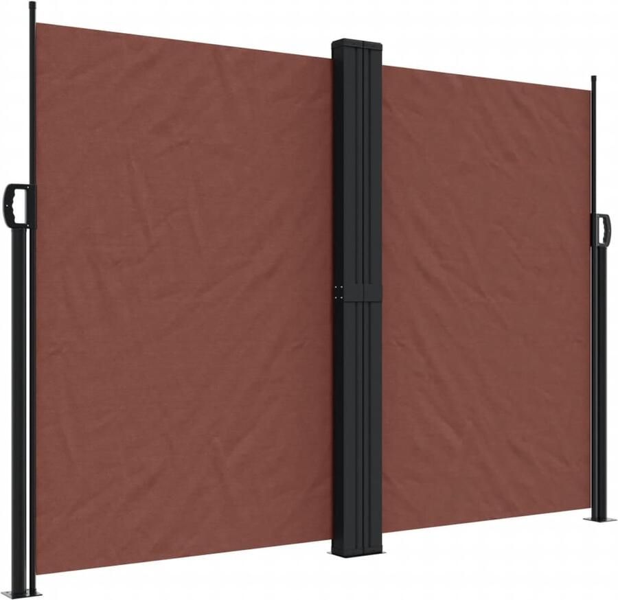 VidaXL Tuinscherm uittrekbaar 180x1200 cm bruin