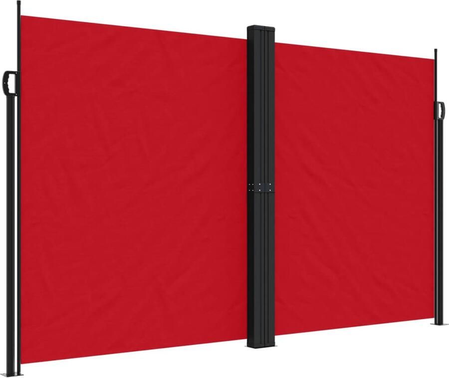 VidaXL Tuinscherm uittrekbaar 200x1200 cm rood