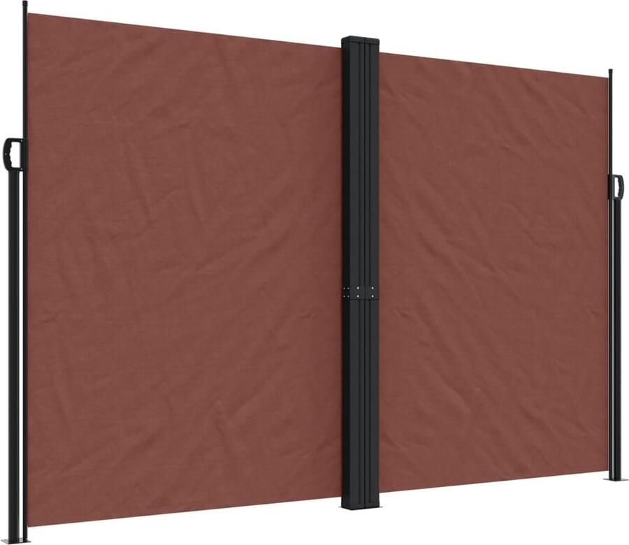 VidaXL Tuinscherm uittrekbaar 220x1200 cm bruin