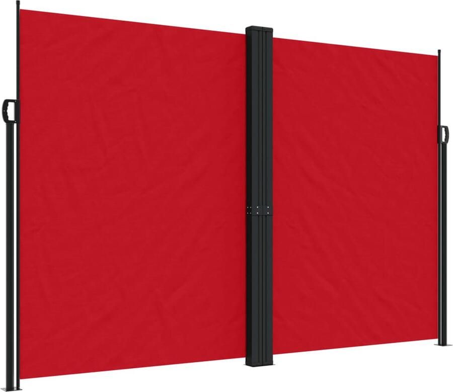 VidaXL Tuinscherm uittrekbaar 220x1200 cm rood