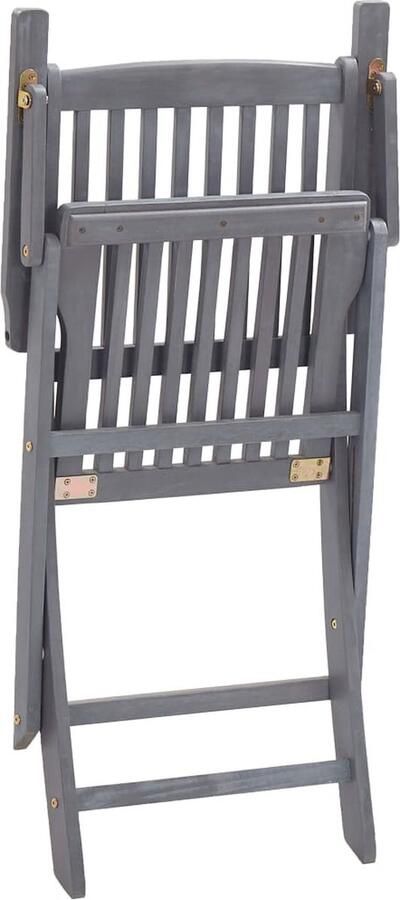 VidaXL Tuinstoelen 8 st inklapbaar met kussens massief acaciahout Tuinstoel Tuinstoelen Tuin Stoel Tuin Stoelen