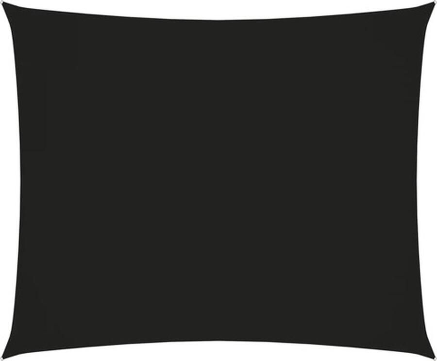 VidaXL Zonnescherm rechthoekig 5x6 m oxford stof zwart