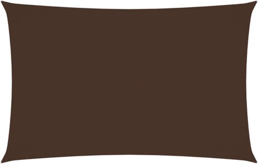 VidaXL Zonnescherm rechthoekig 5x8 m oxford stof bruin