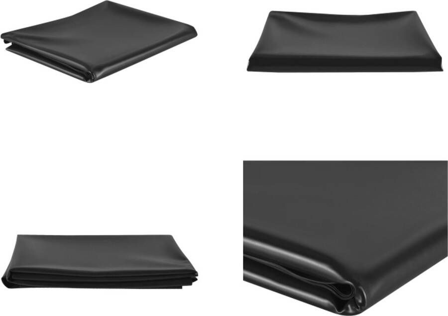VidaXL Vijverfolie 0-5 mm 4x8 m PVC zwart Vijverfolie Vijverfolies Vijver Folie Vijverdoek