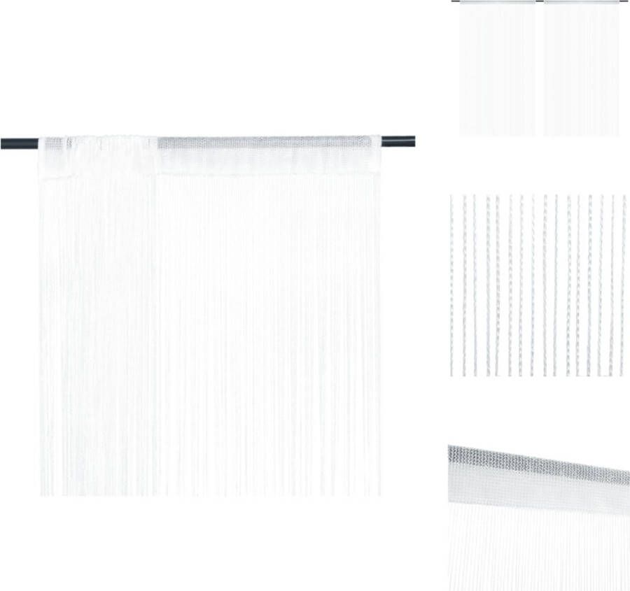 VidaXL Vliegengordijn Praktisch 100x250 cm Polyester Gordijn