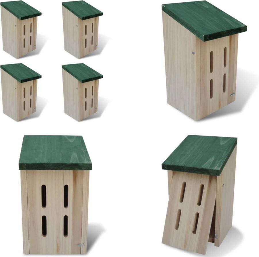 VidaXL Vlinderkast 14 x 15 x 22 cm (set van 4) Vlinderkast Vlinderkasten Vlinder Kast Vlinder Kasten