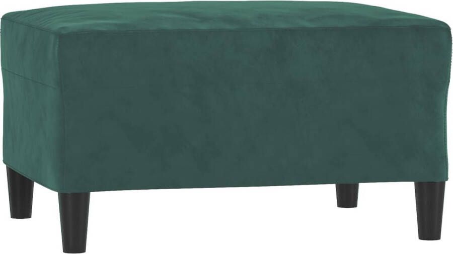 VidaXL -Voetenbank-70x55x41-cm-fluweel-donkergroen