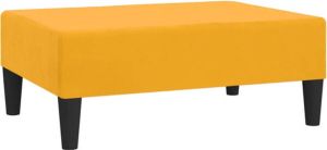 VidaXL Voetenbank 78x56x32 cm fluweel geel