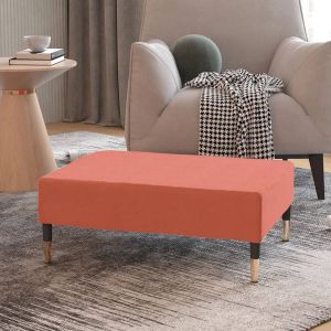 VidaXL Voetenbank 78x56x32 Cm Fluweel Roze