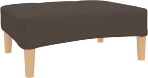 VidaXL Voetenbank 78x56x32 Cm Stof Bruin