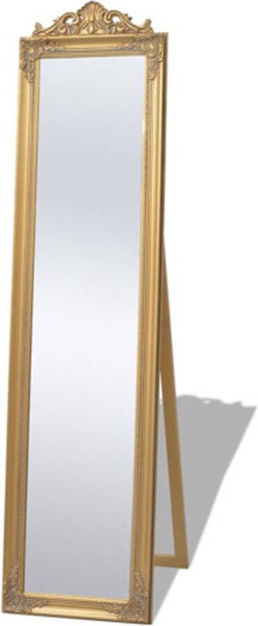 VidaXL -Vrijstaande-spiegel-Barok-160x40cm-goud